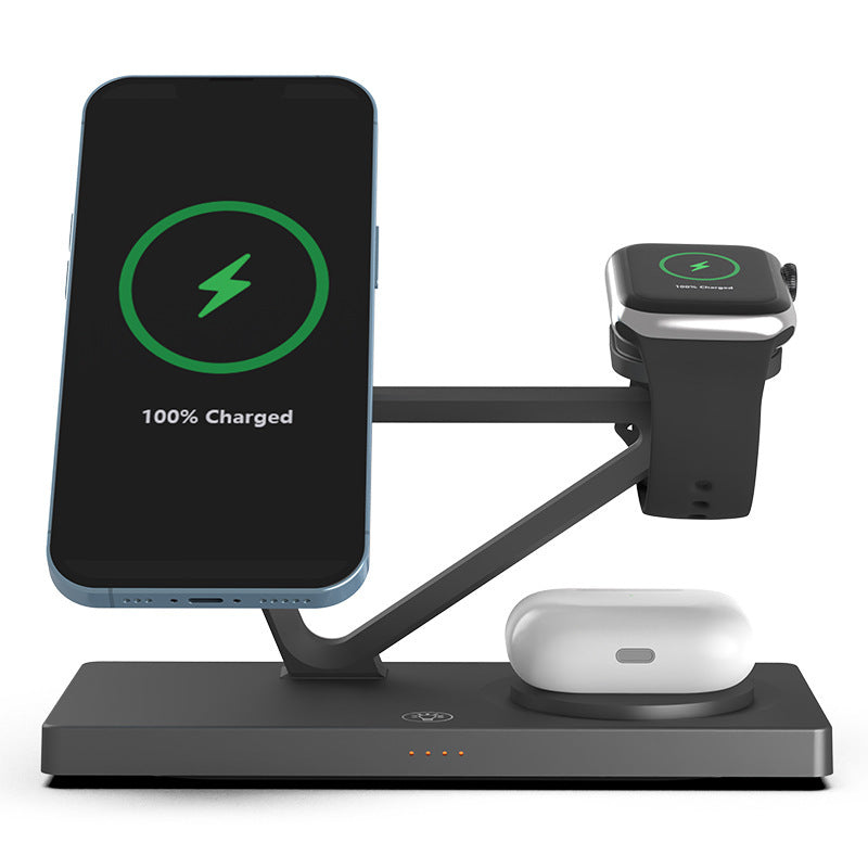 5 in 1 Multifunctional Magnetic Wireless Charger Night Light