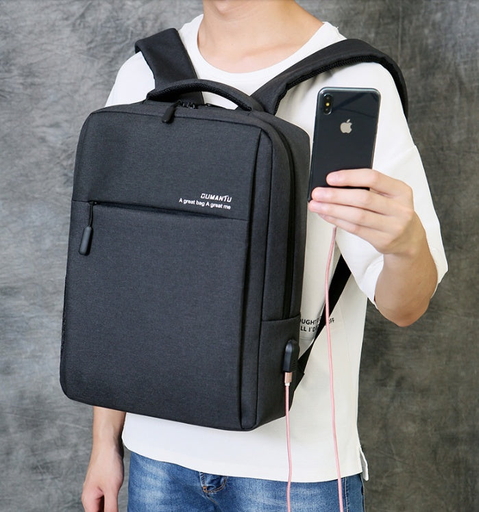 Sleek Waterproof & Shockproof Laptop Backpack with USB Charging Port