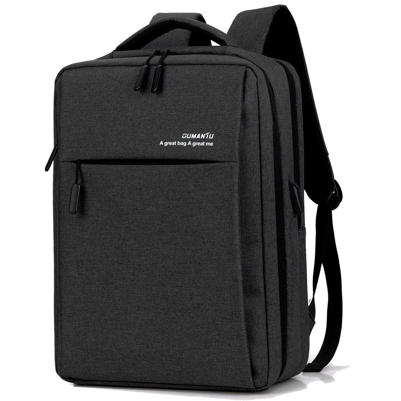 Sleek Waterproof & Shockproof Laptop Backpack with USB Charging Port