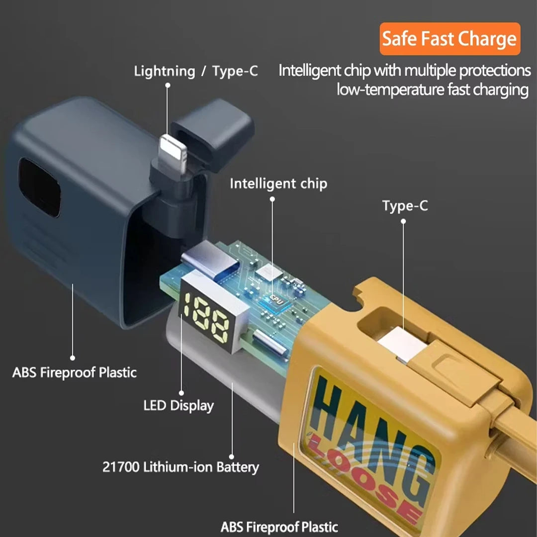Capsule Power Bank T4 – Shake Series | 5000mAh