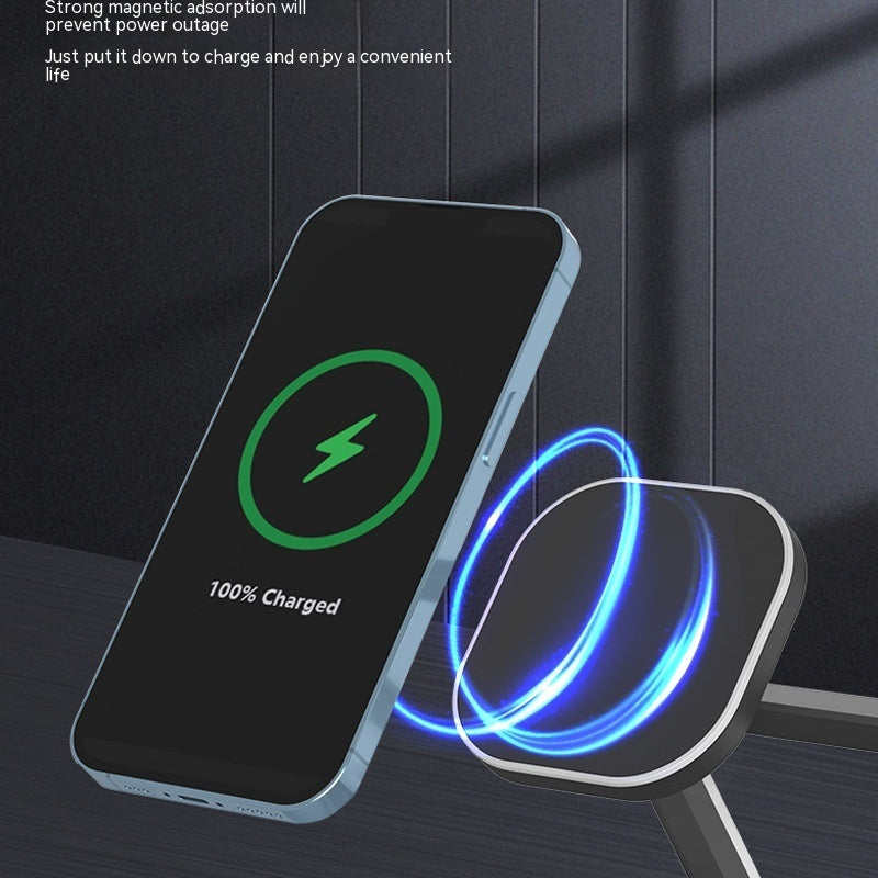5 in 1 Multifunctional Magnetic Wireless Charger Night Light