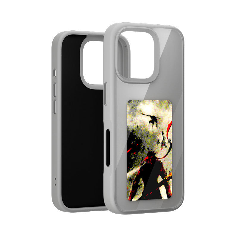 Ai E-ink Screen NFC Projection Screen Phone Case Glass for iPhone